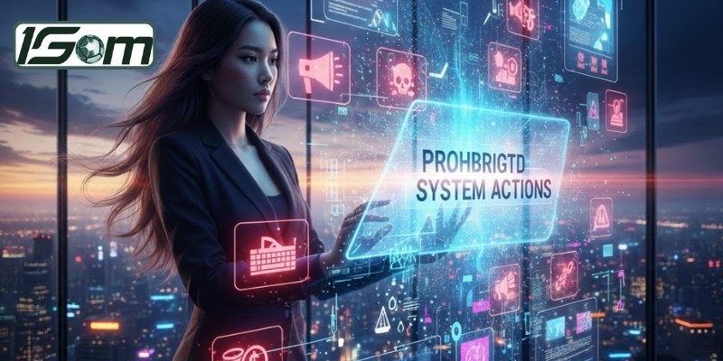 Những hành vi bị nghiêm cấm trên hệ thống